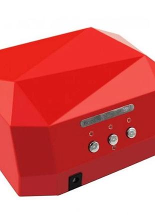 Лампа для ногтей многогранник 36вт ccfl (uv)+led