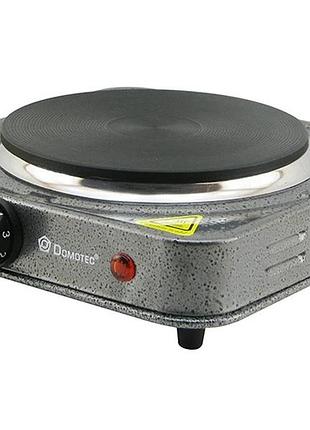 Электроплита domotec ms-5821, 1 конфорка, дисковая, 1000 вт