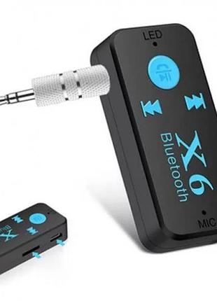 Bluetooth-приймач аудіоресивер bt x6 + tf card