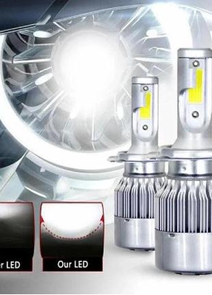 Комплект led ламп c6 h7 headlight