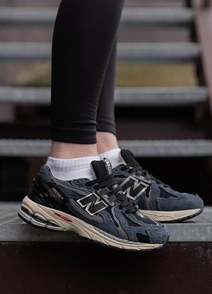 Р.36-41 кроссовки new balance 1906d protection pack black grey nb114