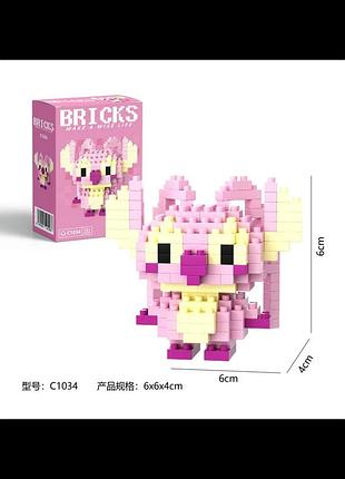 Конструктор bricks "аngel" з ліло та стіч c1034
