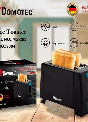 Тостер domotec ms-263, 650 вт