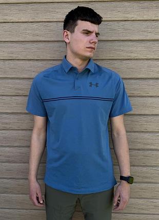 Чоловіча футболка-поло under armour tour calibrate polo 💙
