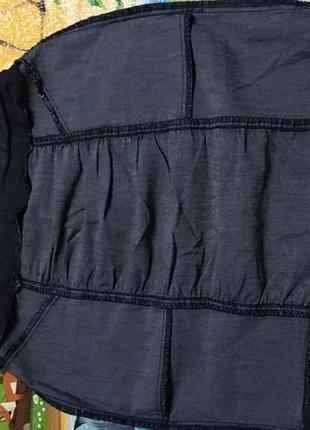 Спідниця джинсова з кишенями8 фото