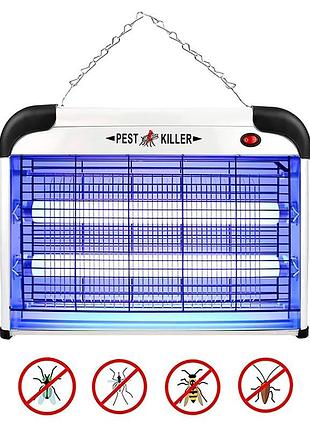 Электрическая лампа-ловушка 20 вт для насекомых pest killer zctt-l20, от сети, 40 × 28 × 9 см
