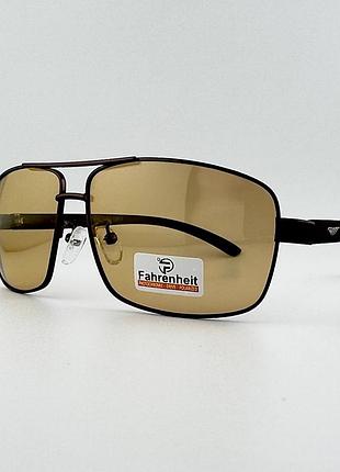 Очки для водителей фотохромные антифары fahrenheit fh605_сol.03px с поляризацией хамелеон