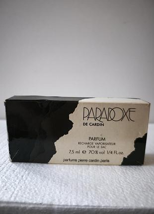 Paradoxe de cardin. parfum . pierre cardin