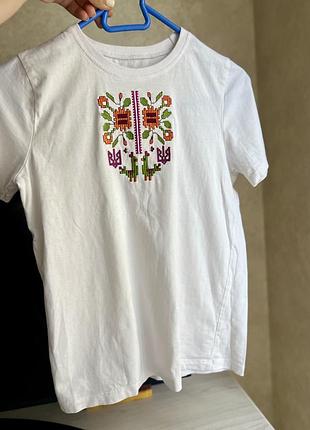 Футболка вишиванка. вишиванка для дівчинки.