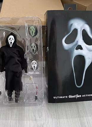Фигурка коллекционная призрачное лицо (scream ultimate ghostface figure), 17см