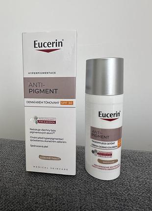Денний крем проти пігментних плям з тоном та spf30