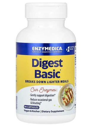 Формула основных ферментов для пищеварения enzymedica digest basic 90 капсул