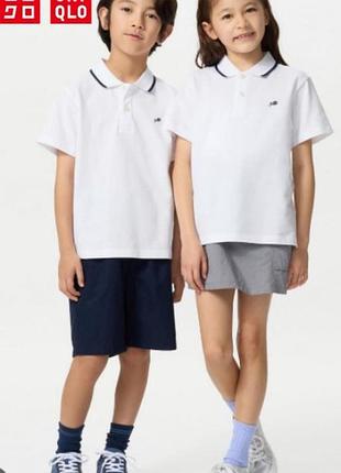 Футболка-поло dry pique uniqlo