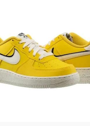 Кроссовки детские nike air force 1 lv8 yellow dq0359-700