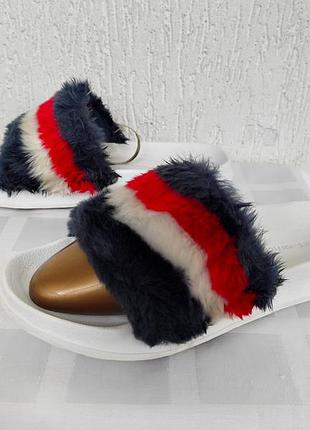 Брендовие текстильние босоножки tommy hilfiger р.38
