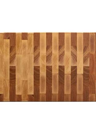 Доска для нарезки разделочная 25×35 см доска кухонная деревянная домино из ясеня c51w250350y