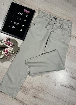 Лляні штани h&m