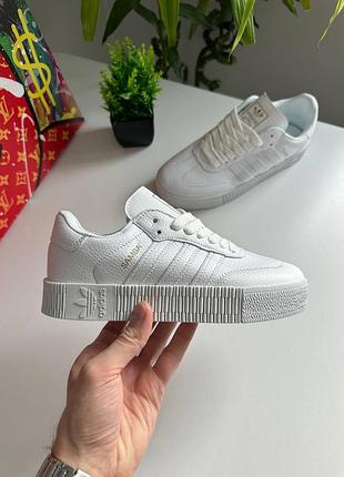 👟 кеди    adidas samba all white    / наложка bs👟
