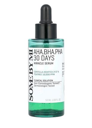 Кислотна сироватка для проблемної шкіри some by mi 30 days miracle serum 50 мл