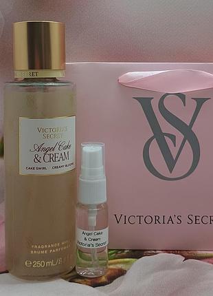 Распил, парфюмированный мист для тела и волос angel cake &amp; cream victoria’s secret
оригинал из сша