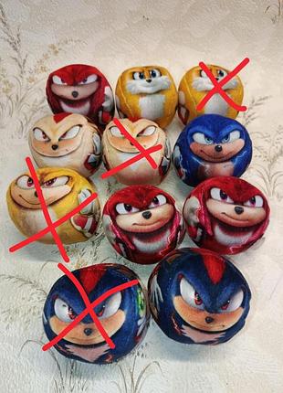 Невеличка м'яка іграшка м'який м'ячик сонік макдональдс sonic mcdonald's
