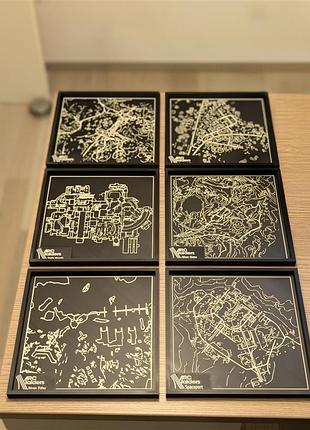 Arc raiders 3d карта | wall art 7