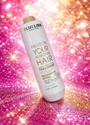 Амінокислотний ботокс для волосся luxliss amino smootning treatment 1000 мл