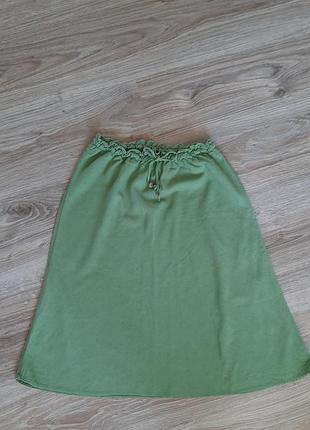 Спідниця жіноча льон бренду  h&m