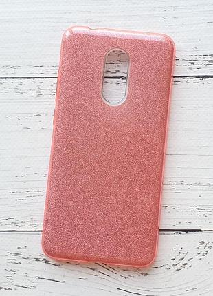 Чехол для xiaomi redmi 5 силиконовый, пластиковый, розовый, baseus