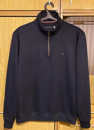Кофта на флісі tommy hilfiger quarter-zip fleece.оригінал.