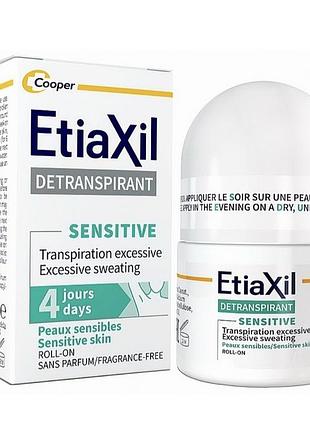 Шариковый антиперспирант etiaxil roll-on для чувствительной кожи, 15 мл