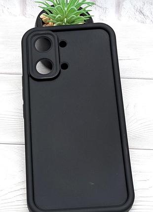 Уценка!!! чехол shock case для телефона poco x8 pro max бампер силиконовый черный уценка!!!