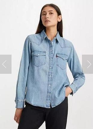 Жіноча джинсова сорочка levi’s