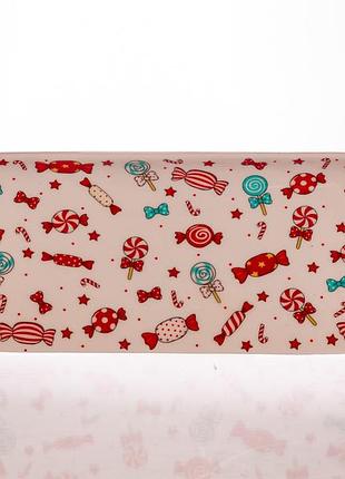 Блюдо сервировочное merry christmas 35×12.5 см прямоугольное с ручками из фарфора nai