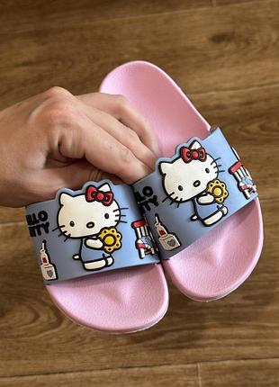 Шльопанці тапки  hello kitty для дівчинки