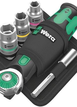 Набір інструментів wera 8009 zyklop pocket set 2, на поясній сумці