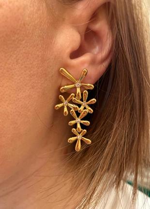 Сережки вечерние новые