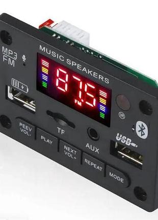 Mp3-плеєр 5v-12v вбудований модуль bluetooth 5.0 aiyima карта sd / usb / aux / mic + пульт