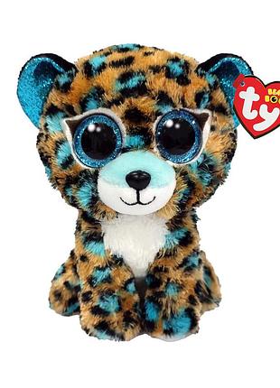 Дитяча іграшка м’яконабивна ty beanie boos 36691 леопард "cobalt" 15см, арт. 36691