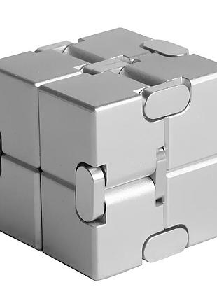 Нескінченний кубик , антистрес infinity cube 38 мм. іграшка-антистрес з алюмінієвого сплаву