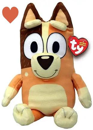 Мама чилі 15 см ty beanie babies chilli серіал блуї bluey
