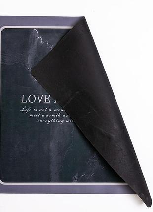 Килимок для ванної кімнати love and freedom 58*58 см діатомітовий nai