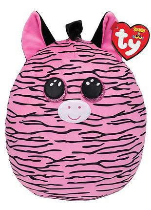 Дитяча іграшка м’яконабивна ty squish-a-boos 39294 зебра "zoey" 20 см, 39294