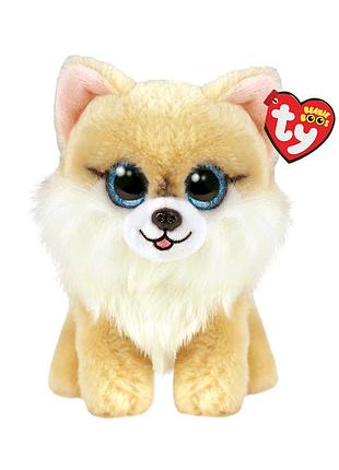 Дитяча іграшка м’яконабивна ty beanie boos 36571 собачка "honeycomb" 15см, арт. 36571
