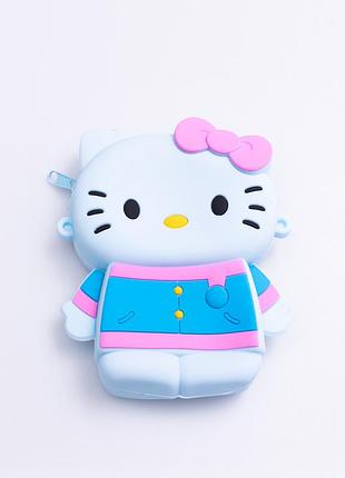 Детская силиконовая сумочка hello kitty 13*10*3 см nai
