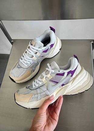 😍 женские кроссовки nike v2k run premium light bone viotech