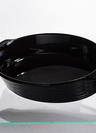 Форма для запекания овальная 36×22.5×7 см форма для духовки 2 литра черный nai