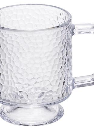 Набор чашек 6 шт для чая и кофе goblet по 300 мл кружки стеклянные nai