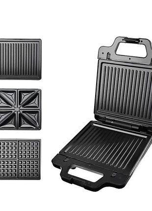 Мультипекар sokany skbbq852 з насадками 1400 вт nai