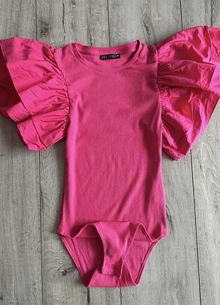 Боді рожеве zara